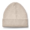 Beige gebreide muts - Ezra beanie hat sandy